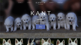 What Kant.gr website looked like in 2018 (6 years ago)