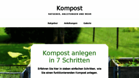 What Kompost.biz website looked like in 2018 (6 years ago)