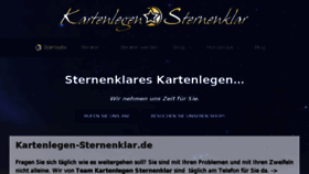 What Kartenlegensternenklar.de website looked like in 2018 (6 years ago)