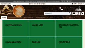 What Kaffee24.de website looked like in 2018 (6 years ago)