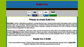 What Kulkigra.pl website looked like in 2018 (6 years ago)
