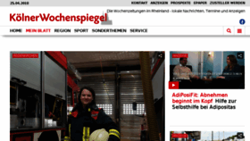 What Koelner-wochenspiegel.de website looked like in 2018 (6 years ago)