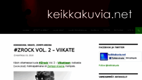 What Keikkakuvia.net website looked like in 2018 (6 years ago)