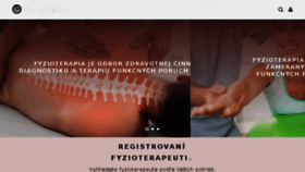 What Komorafyzioterapeutov.sk website looked like in 2018 (6 years ago)