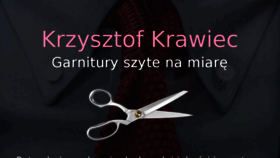 What Krzysztofkrawiec.pl website looked like in 2018 (6 years ago)