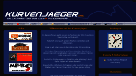 What Kurvenjaeger.org website looked like in 2018 (6 years ago)
