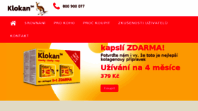 What Klokanproklouby.klokansos.cz website looked like in 2018 (6 years ago)