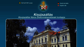 What Kisujszallas.hu website looked like in 2018 (7 years ago)