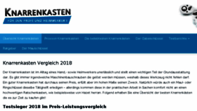 What Knarrenkasten-experte.de website looked like in 2018 (6 years ago)