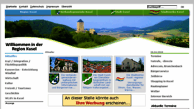 What Kusel.de website looked like in 2018 (5 years ago)
