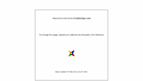 What Kaibridge.com website looked like in 2018 (6 years ago)