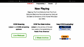 What Kcsb-radio.dreamhosters.com website looked like in 2018 (6 years ago)