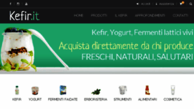 What Kefir.it website looked like in 2018 (5 years ago)