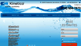 What Kineticosa.com website looked like in 2018 (5 years ago)