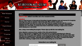 What Kurotokagi.com website looked like in 2018 (5 years ago)