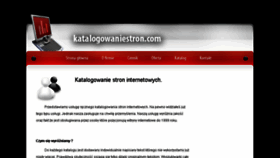 What Katalogowaniestron.com website looked like in 2018 (6 years ago)