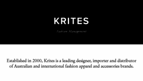 What Krites.com website looked like in 2018 (6 years ago)