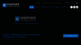 What Kodspider.com website looked like in 2018 (6 years ago)