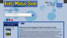 What Kidsmusicshop.co.uk website looked like in 2018 (6 years ago)