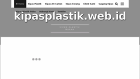 What Kipasplastik.web.id website looked like in 2018 (6 years ago)