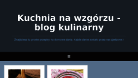 What Kuchnianawzgorzu.pl website looked like in 2018 (6 years ago)