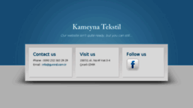 What Kameynatekstil.com website looked like in 2018 (6 years ago)