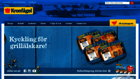 What Kronfagel.se website looked like in 2018 (6 years ago)