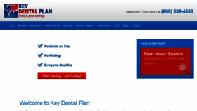What Keydentalplans.com website looked like in 2018 (6 years ago)