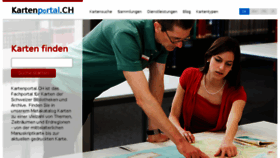 What Kartenportal.ch website looked like in 2018 (6 years ago)