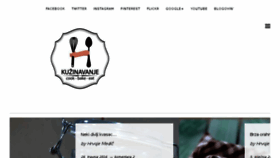 What Kuzinavanje.com website looked like in 2018 (7 years ago)