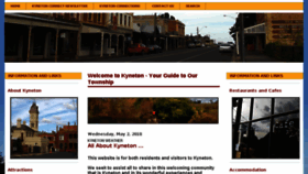 What Kyneton.org.au website looked like in 2018 (6 years ago)