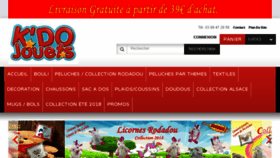 What Kdo-jouets.com website looked like in 2018 (6 years ago)