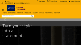 What Katariatextorium.com website looked like in 2018 (6 years ago)