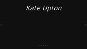What Kateupton.com website looked like in 2018 (6 years ago)