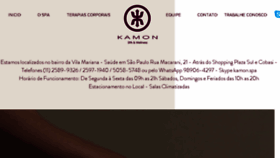 What Kamonspa.com.br website looked like in 2018 (6 years ago)