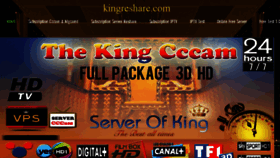 What Kingreshare.com website looked like in 2018 (5 years ago)