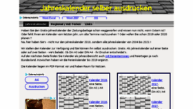 What Kalender-200x.de website looked like in 2018 (6 years ago)