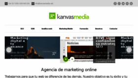 What Kanvasmedia.net website looked like in 2018 (6 years ago)
