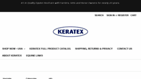 What Keratex.net website looked like in 2018 (6 years ago)