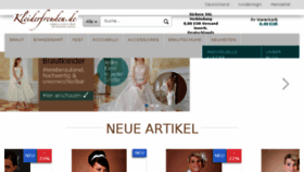 What Kleiderfreuden.de website looked like in 2018 (5 years ago)