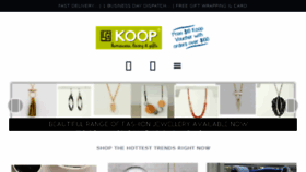 What Koop.co.nz website looked like in 2018 (6 years ago)