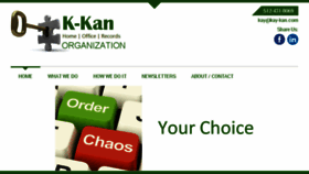 What Kay-kan.com website looked like in 2018 (6 years ago)