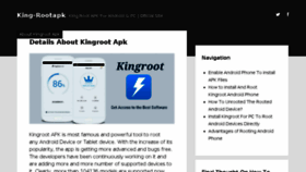 What King-rootapk.org website looked like in 2018 (5 years ago)