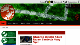 What Kibice-razem.pl website looked like in 2018 (5 years ago)