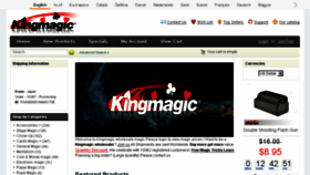 What Kingmagicc.com website looked like in 2018 (6 years ago)