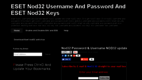 What Keys-nod32.blogspot.com website looked like in 2018 (6 years ago)