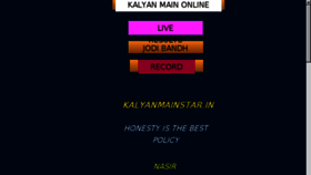 What Kalyanmainstar.in website looked like in 2018 (5 years ago)
