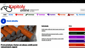 What Kapitoly-online.cz website looked like in 2018 (6 years ago)