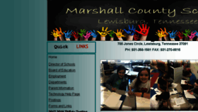 What K12marshall.net website looked like in 2018 (5 years ago)
