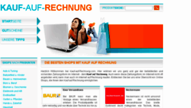 What Kauf-auf-rechnung.com website looked like in 2018 (5 years ago)